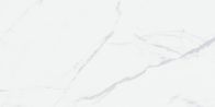 উচ্চ চকচকে সাদা চীনামাটির বাসন মেঝে টাইলস 600x1200 মিমি আকার সহজ রক্ষণাবেক্ষণ