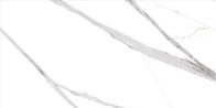 সাদা ফুল বডি পালিশ চীনামাটির বাসন ফ্লোর সাইজ 750x1500 বড় ফরম্যাট মার্বেল লুক টাইল আধুনিক চীনামাটির বাসন টাইল