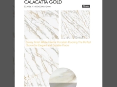 চকচকে সাদা ইন্টেরিয়র চীনামাটির মেঝে, মার্জিত এবং টেকসই মেঝের জন্য উপযুক্ত পছন্দ