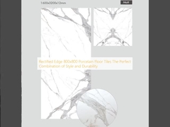 সংশোধিত প্রান্ত 800x800 চীনামাটির ফ্লোর টাইলস শৈলী এবং স্থায়িত্বের নিখুঁত সংমিশ্রণ