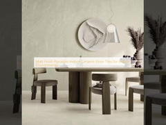 অভ্যন্তরীণ পরিবেশের জন্য ম্যাট ফিনিশ চীনামাটির বাসন ইন্ডোর সিরামিক ফ্লোর টাইলস