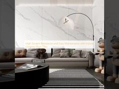 উচ্চ স্ক্র্যাচ প্রতিরোধ এবং ইনডোর সিরামিক ফ্লোর টাইলস দিয়ে সহজ রক্ষণাবেক্ষণ