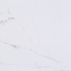 কৃত্রিম মার্বেল ইফেক্ট কিচেন ফ্লোর টাইলস 24&quot;X 24&quot; সাইজের লাক্সারি ক্যারারা হোয়াইট কালার 600x600mm সাইজ