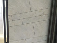 হালকা ধূসর চকচকে চীনামাটির বাসন টাইল, বেলেপাথর সিরামিক টাইল 300x600 / 300x300 মিমি