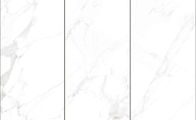 কারারা সাদা রঙের চকচকে বাথরুম ওয়াল সিরামিক টাইলস 30x60 আকার / মার্বেল লুক ফ্লোর টাইল