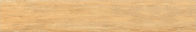 ম্যাট সারফেস উড লুক পোর্সেলিন টাইলস, হলুদ রঙের ইনডোর কাঠের লুক অ্যান্টিক গ্লাজড টাইল