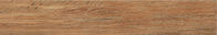 কাঠের প্রভাব চীনামাটির বাসন টাইল / কাঠের টাইল সিরামিক ব্রাউন কালার কাঠের মেঝে টাইলস