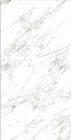বড় আকারের চীনামাটির বাসন Unglazed মেঝে টাইলস64x128inch সাদা রঙের মার্বেল চেহারা চীনামাটির বাসন টাইল